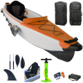 Superior 2021Manufacturer Customer Design Single Seat Hot Sale Good Price Inflatable Fishing Kayak